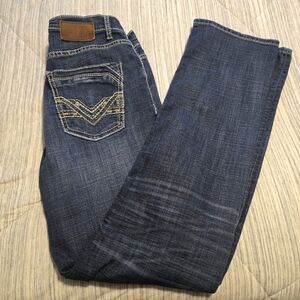 Mens bke tyler 33l straight leg jeans